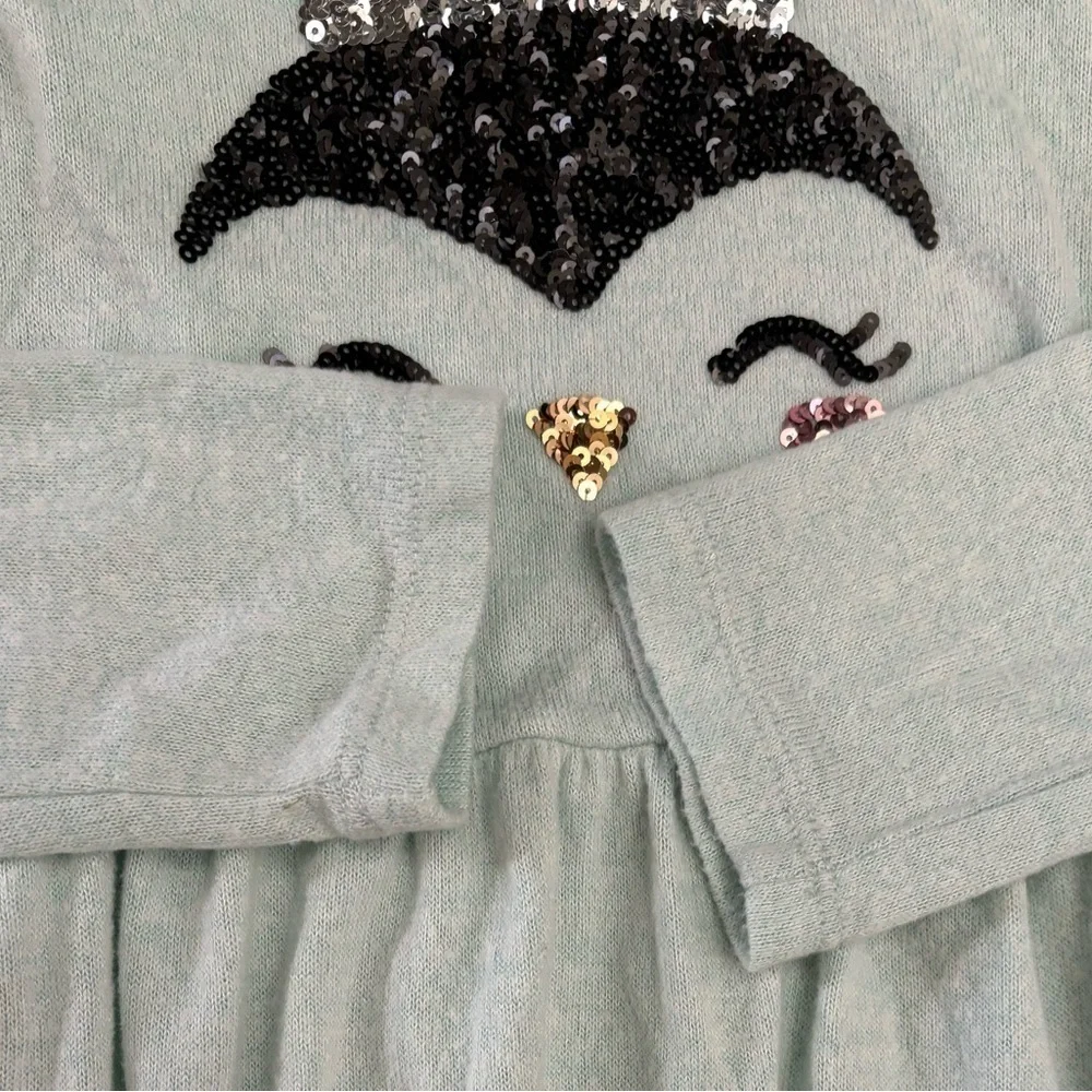 Rumi+Ryder girls sequin penguin dress Sz medium 8/10